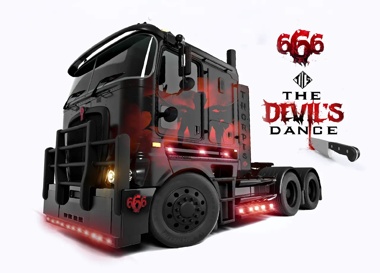 3D concept render of a custom truck design